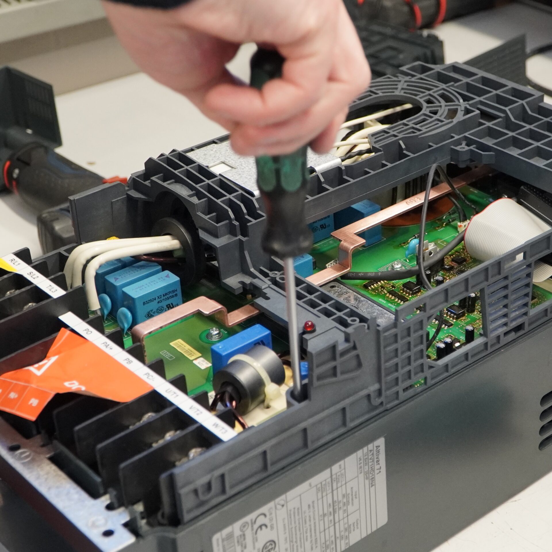 démontage de l’ancien appareil